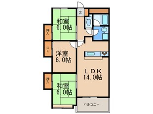 フォレスト多々良の物件間取画像